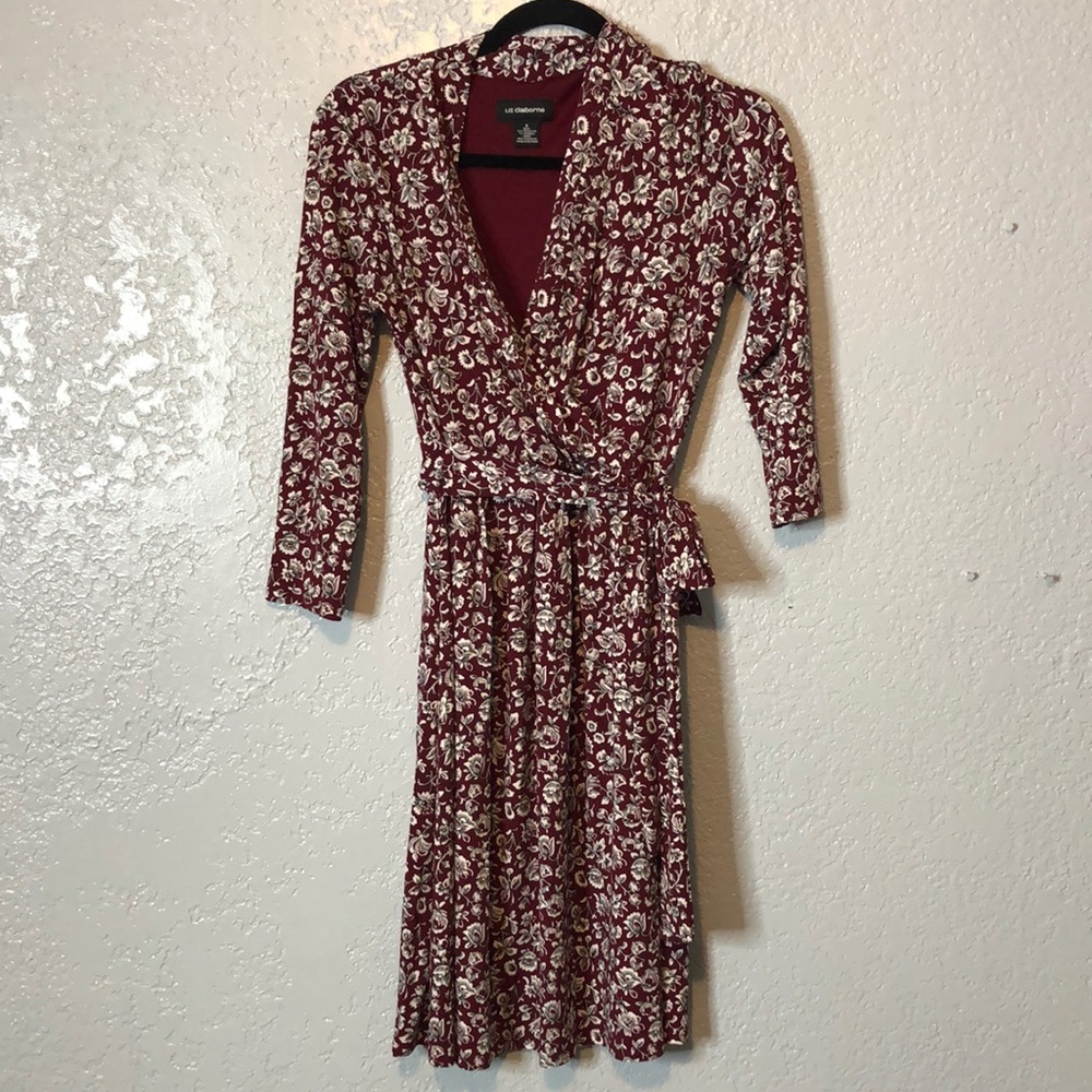 Liz Claiborne Floral Dress Size Small Excellent Conditions